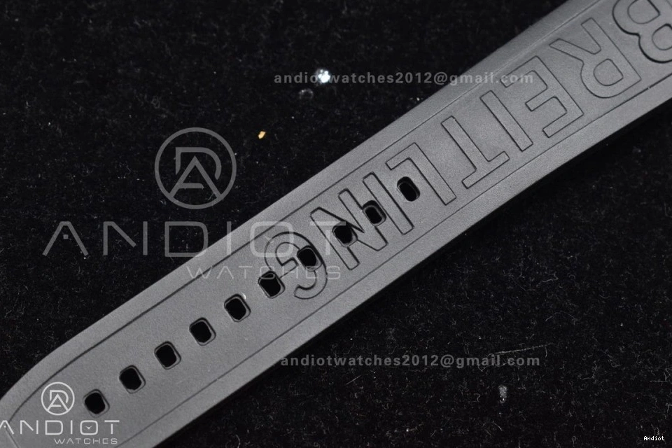 Rubber 1:1 TF 44 Black A Dial Durable Superocean Automatic Edition Bezel Black 467 Black Strap On Best 0724